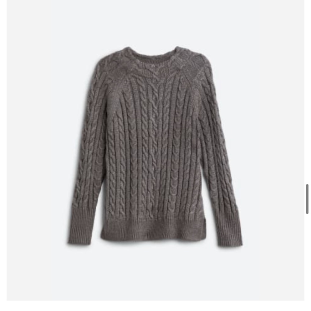 Design History Norman Cable Knit Mockneck pullover.